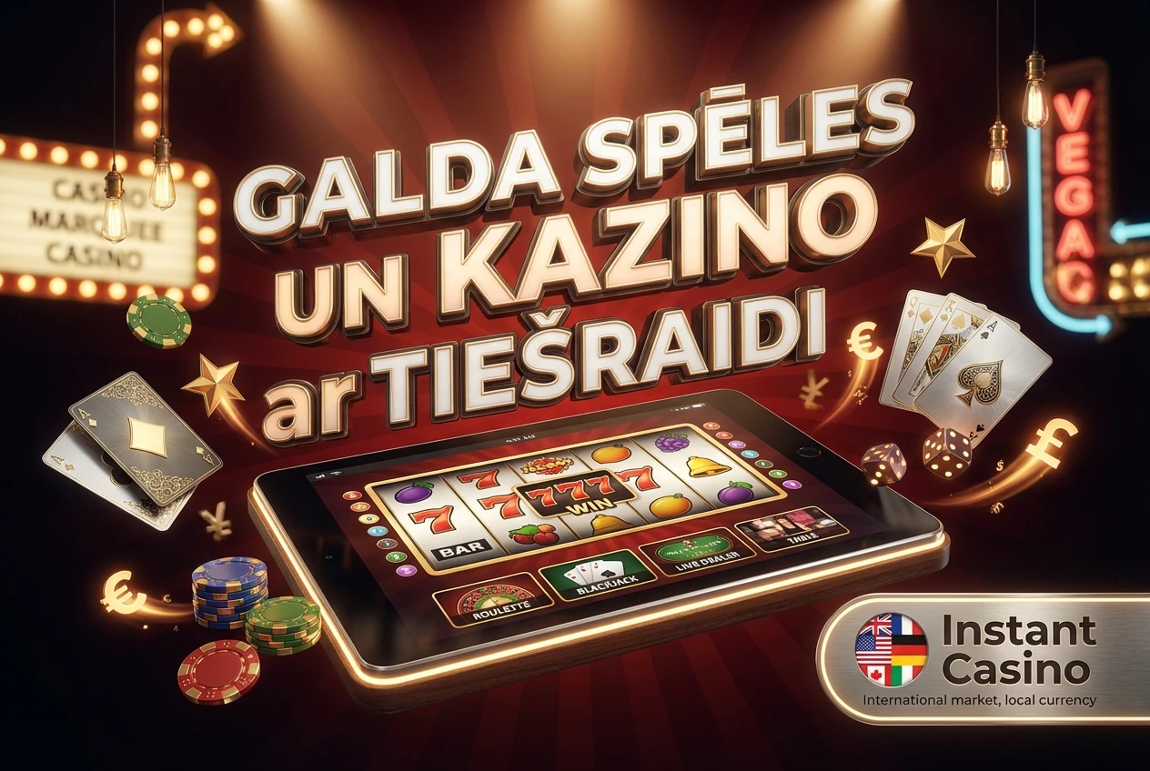 Galda Spēles un Kazino ar Tiešraidi